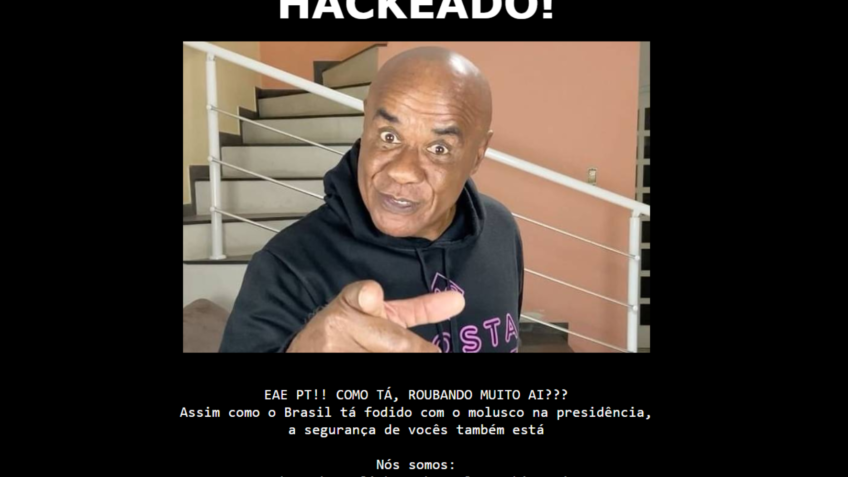 Site do PT é hackeado e exibe frases contra Lula e imagem de ex-ator pornô  | CLIC URUGUAIANA