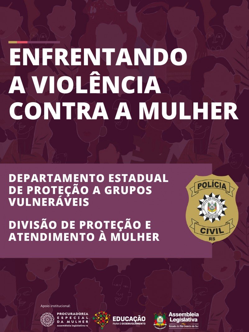 Polícia Civil Gaúcha Lança A Cartilha “enfrentando A Violência Contra A Mulher” Clic Uruguaiana 2179