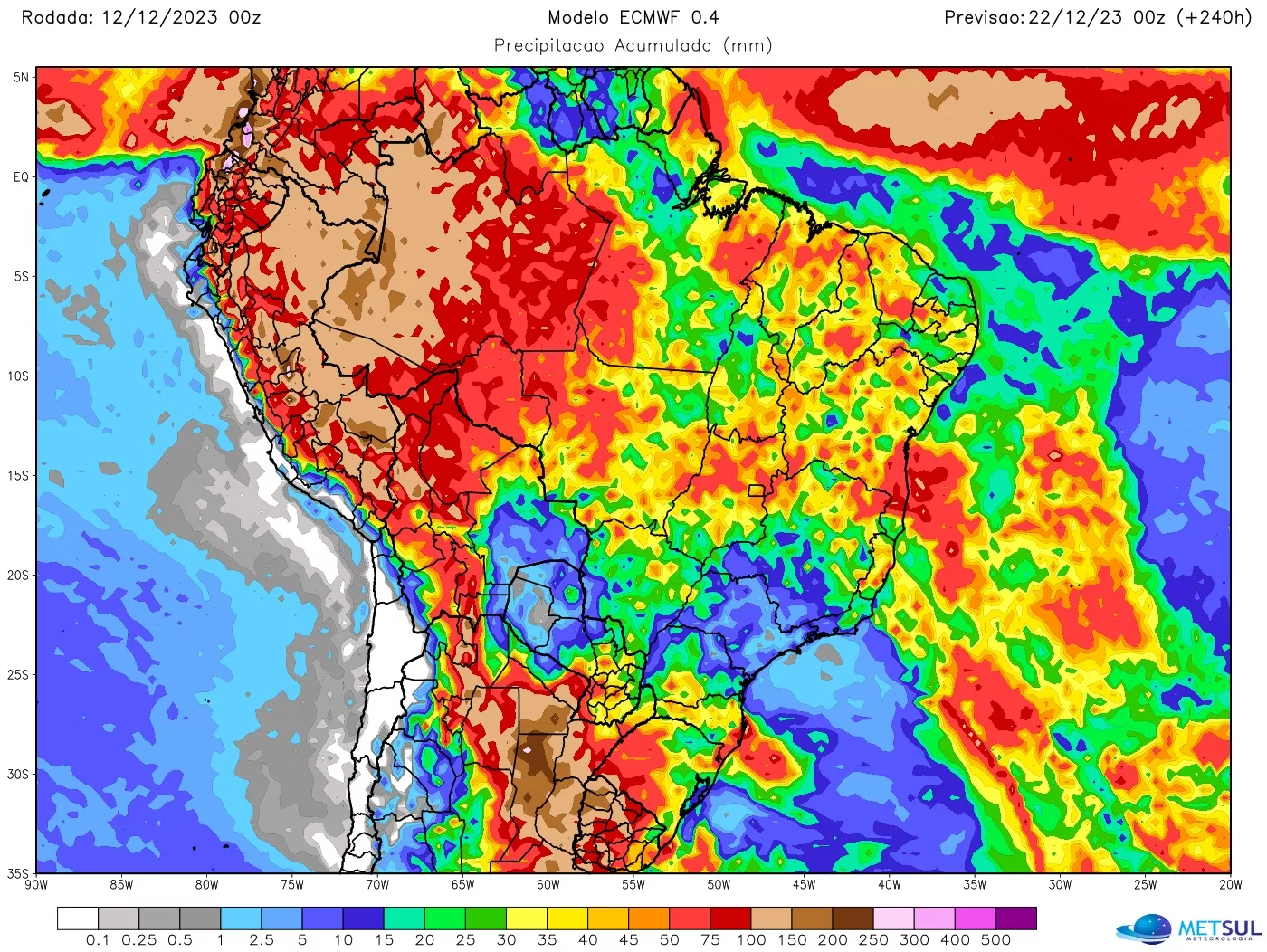 Chuva será frequente nos próximos dias e com temporais isolados